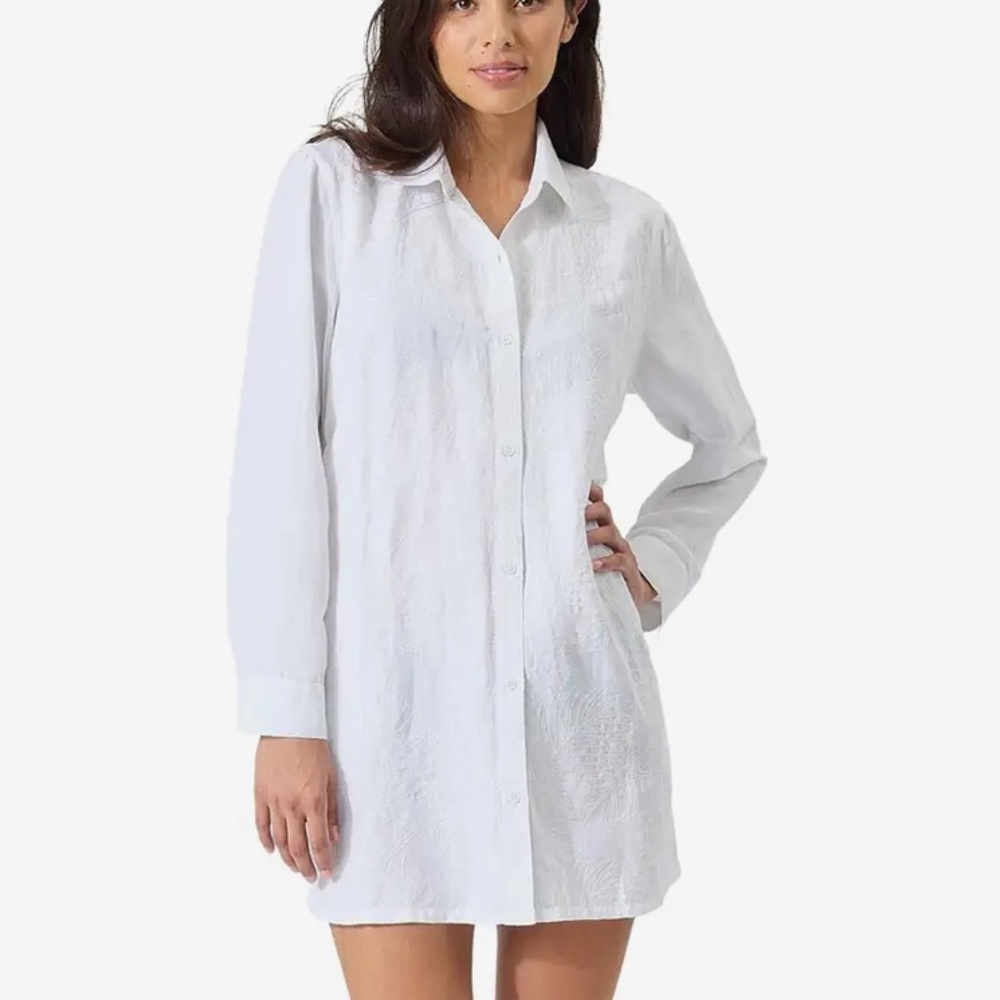 Tommy Bahama White Swim Coverup